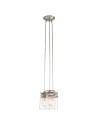 Elstead Lighting Lampa wisząca Brinley - 3 źródła światła - Szczotkowany nikiel KL-BRINLEY3-NI