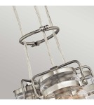 Lampy wiszące - Elstead Lighting Lampa wisząca Brinley - 3 źródła światła - Szczotkowany nikiel KL-BRINLEY3-NI - product 2
