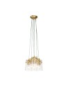 Elstead Lighting Lampa wisząca Brinley - 6 źródeł światła - Szczotkowany mosiądz KL-BRINLEY6-BB Elstead Lighting Lampa wisząca Brinley - 6 źródeł światła - Szczotkowany mosiądz KL-BRINLEY6-BB