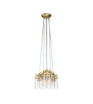 Elstead Lighting Lampa wisząca Brinley - 6 źródeł światła - Szczotkowany mosiądz KL-BRINLEY6-BB Elstead Lighting Lampa wisząca Brinley - 6 źródeł światła - Szczotkowany mosiądz KL-BRINLEY6-BB