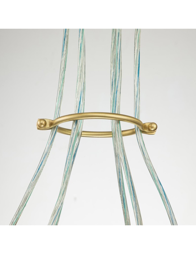 Elstead Lighting Lampa wisząca Brinley - 6 źródeł światła - Szczotkowany mosiądz KL-BRINLEY6-BB Elstead Lighting Lampa wisząca Brinley - 6 źródeł światła - Szczotkowany mosiądz KL-BRINLEY6-BB