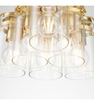 Elstead Lighting Lampa wisząca Brinley - 6 źródeł światła - Szczotkowany mosiądz KL-BRINLEY6-BB Elstead Lighting Lampa wisząca Brinley - 6 źródeł światła - Szczotkowany mosiądz KL-BRINLEY6-BB