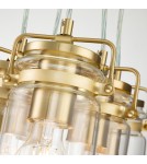 Elstead Lighting Lampa wisząca Brinley - 6 źródeł światła - Szczotkowany mosiądz KL-BRINLEY6-BB Elstead Lighting Lampa wisząca Brinley - 6 źródeł światła - Szczotkowany mosiądz KL-BRINLEY6-BB