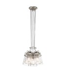 Elstead Lighting Lampa wisząca Brinley - 6 źródeł światła - Szczotkowany nikiel KL-BRINLEY6-NI Elstead Lighting Lampa wisząca Brinley - 6 źródeł światła - Szczotkowany nikiel KL-BRINLEY6-NI