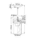 Elstead Lighting Mała lampa wisząca Brinley - 1 źródło światła - Szczotkowany mosiądz KL-BRINLEY-MP-BB Elstead Lighting Mała lampa wisząca Brinley - 1 źródło światła - Szczotkowany mosiądz KL-BRINLEY-MP-BB