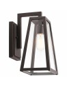 Elstead Lighting Średnia latarnia naścienna Delison - 1 źródło światła IP44 KL-DELISON-M-RZ