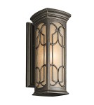 Kinkiety zewnętrzne - Elstead Lighting Średnia latarnia naścienna Franceasi - 1 źródło światła IP44 KL-FRANCEASI-M - product 1