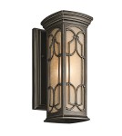 Kinkiety zewnętrzne - Elstead Lighting Mała latarnia naścienna Franceasi - 1 źródło światła IP44 KL-FRANCEASI-S - product 1
