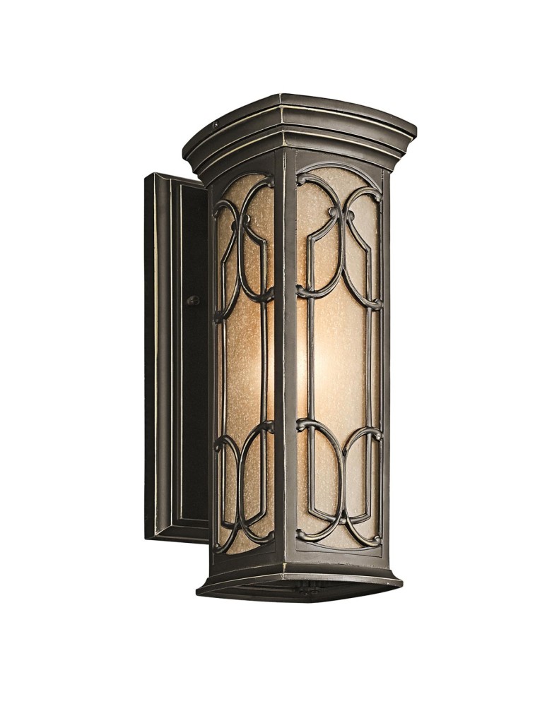 Elstead Lighting Mała latarnia naścienna Franceasi - 1 źródło światła IP44 KL-FRANCEASI-S