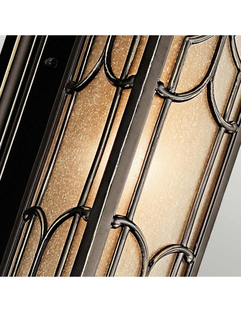 Kinkiety zewnętrzne - Elstead Lighting Mała latarnia naścienna Franceasi - 1 źródło światła IP44 KL-FRANCEASI-S - product kolory-swiatla.pl 3