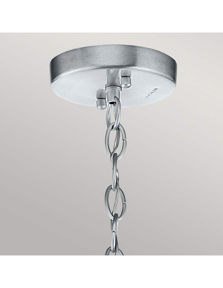 Elstead Lighting Latarnia wisząca Grand Bank - 1 źródło światła - Postarzana antyczna szarość / Szczotkowane aluminium I Elstead Lighting Latarnia wisząca Grand Bank - 1 źródło światła - Postarzana antyczna szarość / Szczotkowane aluminium I