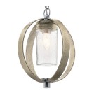 Elstead Lighting Latarnia wisząca Grand Bank - 1 źródło światła - Postarzana antyczna szarość / Szczotkowane aluminium I Elstead Lighting Latarnia wisząca Grand Bank - 1 źródło światła - Postarzana antyczna szarość / Szczotkowane aluminium I