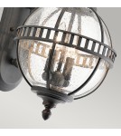 Kinkiety zewnętrzne - Elstead Lighting Mała latarnia naścienna Halleron - 2 źródła światła - Szaro-brązowa IP44 KL-HALLERON-2S - product 3