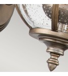 Kinkiety zewnętrzne - Elstead Lighting Mała latarnia naścienna Halleron - 2 źródła światła - Oksydowany brąz IP44 KL-HALLERON-2S-BU - product 3