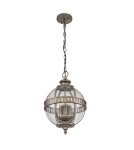 Elstead Lighting Latarnia wisząca Halleron - 3 źródła światła - Oksydowany brąz IP44 KL-HALLERON-8M-BU Elstead Lighting Latarnia wisząca Halleron - 3 źródła światła - Oksydowany brąz IP44 KL-HALLERON-8M-BU
