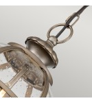 Elstead Lighting Latarnia wisząca Halleron - 3 źródła światła - Oksydowany brąz IP44 KL-HALLERON-8M-BU Elstead Lighting Latarnia wisząca Halleron - 3 źródła światła - Oksydowany brąz IP44 KL-HALLERON-8M-BU