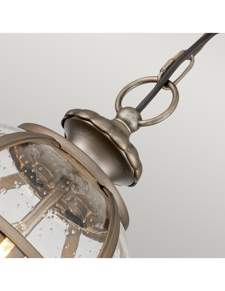 Elstead Lighting Latarnia wisząca Halleron - 3 źródła światła - Oksydowany brąz IP44 KL-HALLERON-8M-BU Elstead Lighting Latarnia wisząca Halleron - 3 źródła światła - Oksydowany brąz IP44 KL-HALLERON-8M-BU