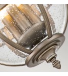 Elstead Lighting Latarnia wisząca Halleron - 3 źródła światła - Oksydowany brąz IP44 KL-HALLERON-8M-BU Elstead Lighting Latarnia wisząca Halleron - 3 źródła światła - Oksydowany brąz IP44 KL-HALLERON-8M-BU