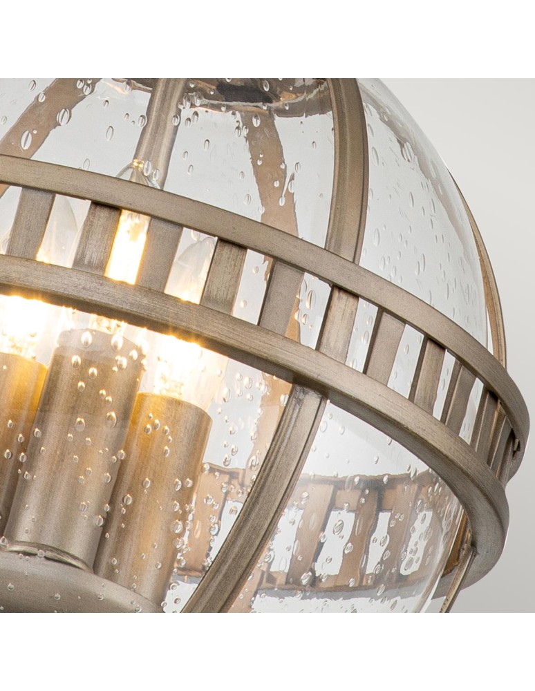 Elstead Lighting Latarnia wisząca Halleron - 3 źródła światła - Oksydowany brąz IP44 KL-HALLERON-8M-BU Elstead Lighting Latarnia wisząca Halleron - 3 źródła światła - Oksydowany brąz IP44 KL-HALLERON-8M-BU