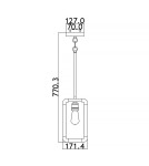 Elstead Lighting Mała lampa wisząca Imahn - 1 źródło światła KL-IMAHN-MP Elstead Lighting Mała lampa wisząca Imahn - 1 źródło światła KL-IMAHN-MP