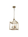 Elstead Lighting Średnia lampa wisząca Larkin - 3 źródła światła - Naturalny mosiądz KL-LARKIN-P-M-PNBR Elstead Lighting Średnia lampa wisząca Larkin - 3 źródła światła - Naturalny mosiądz KL-LARKIN-P-M-PNBR