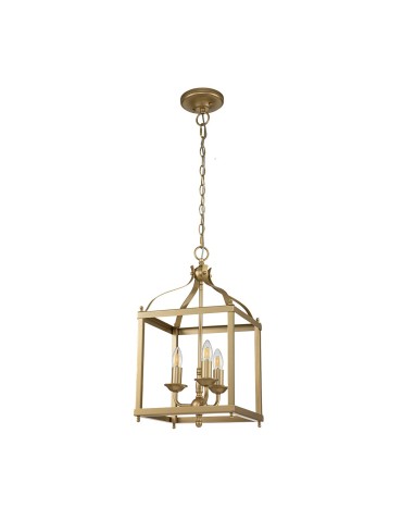 Elstead Lighting Średnia lampa wisząca Larkin - 3 źródła światła - Naturalny mosiądz KL-LARKIN-P-M-PNBR - produkt 2
