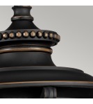 Lampy zewnętrzne wiszące - Elstead Lighting Średnia latarnia wisząca Luverne - 1 źródło światła IP23 KL-LUVERNE8-M - product 4