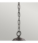 Lampy zewnętrzne wiszące - Elstead Lighting Mała latarnia wisząca Lyndon - 1 źródło światła - Brąz architektoniczny IP44 KL-LYNDON8-S-AZ - product 3