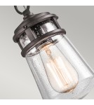 Lampy zewnętrzne wiszące - Elstead Lighting Mała latarnia wisząca Lyndon - 1 źródło światła - Brąz architektoniczny IP44 KL-LYNDON8-S-AZ - product 4