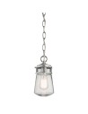 Elstead Lighting Mała latarnia wisząca Lyndon - 1 źródło światła - Szczotkowane aluminium IP44 KL-LYNDON8-S-BA
