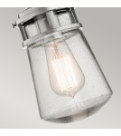 Lampy zewnętrzne wiszące - Elstead Lighting Mała latarnia wisząca Lyndon - 1 źródło światła - Szczotkowane aluminium IP44 KL-LYNDON8-S-BA - product 2