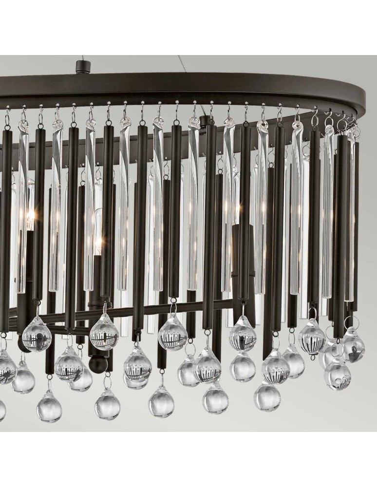 Elstead Lighting Lampa wisząca Piper - 6 źródeł światła - Kawowa KL-PIPER-ISLE Elstead Lighting Lampa wisząca Piper - 6 źródeł światła - Kawowa KL-PIPER-ISLE