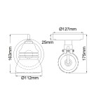 Elstead Lighting Kinkiet Talland - 1 źródło światła IP44 KL-TALLAND1-PC-BATH Elstead Lighting Kinkiet Talland - 1 źródło światła IP44 KL-TALLAND1-PC-BATH