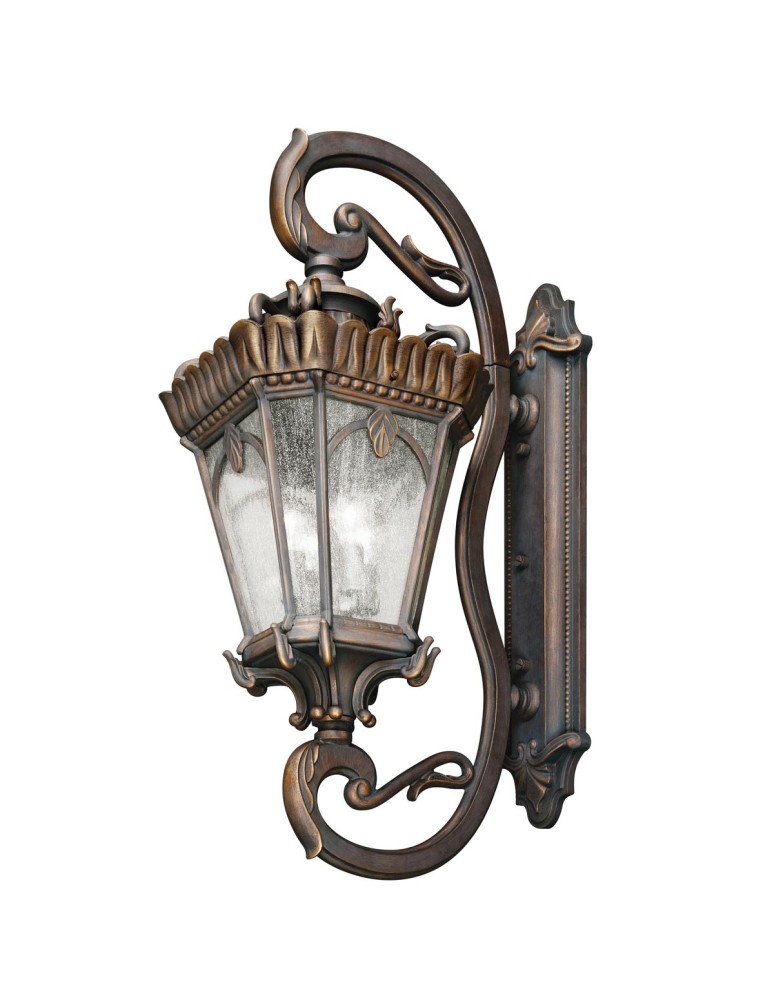 Elstead Lighting Bardzo duża latarnia naścienna Tournai - 4 źródła światła IP44 KL-TOURNAI1G-XL