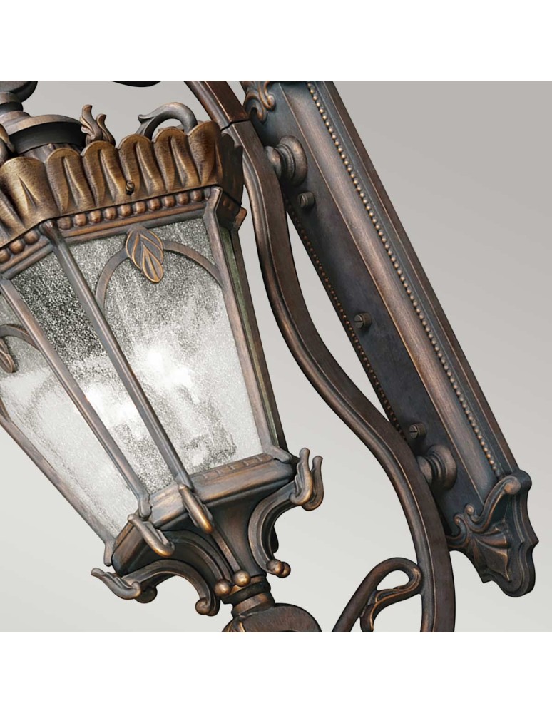 Elstead Lighting Bardzo duża latarnia naścienna Tournai - 4 źródła światła IP44 KL-TOURNAI1G-XL
