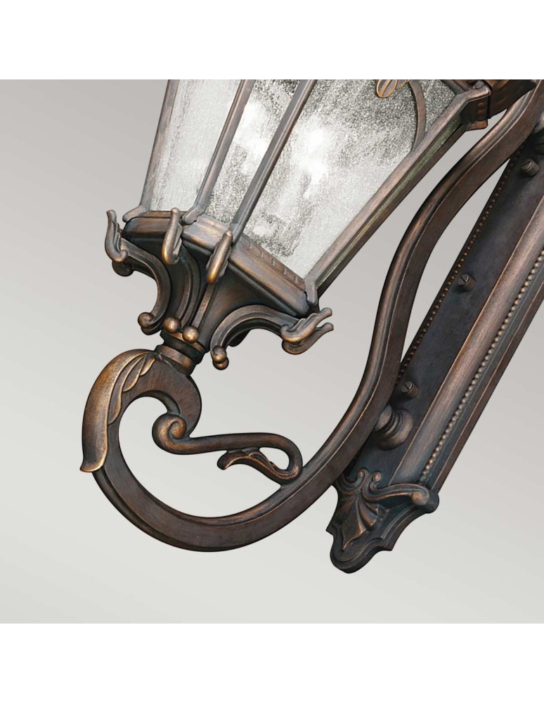 Elstead Lighting Bardzo duża latarnia naścienna Tournai - 4 źródła światła IP44 KL-TOURNAI1G-XL