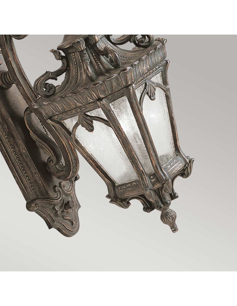 Elstead Lighting Duża latarnia naścienna Tournai - 2 źródła światła IP44 KL-TOURNAI2-L