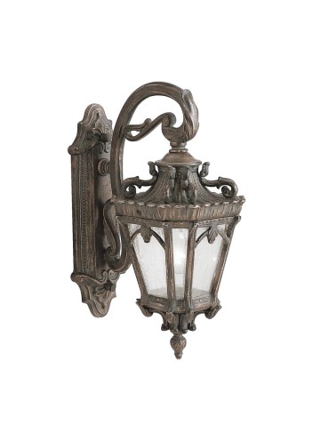 Elstead Lighting Średnia latarnia naścienna Tournai - 1 źródło światła IP44 KL-TOURNAI2-M