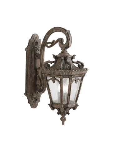 Elstead Lighting Bardzo duża latarnia naścienna Tournai - 3 źródła światła IP44 KL-TOURNAI2-XL