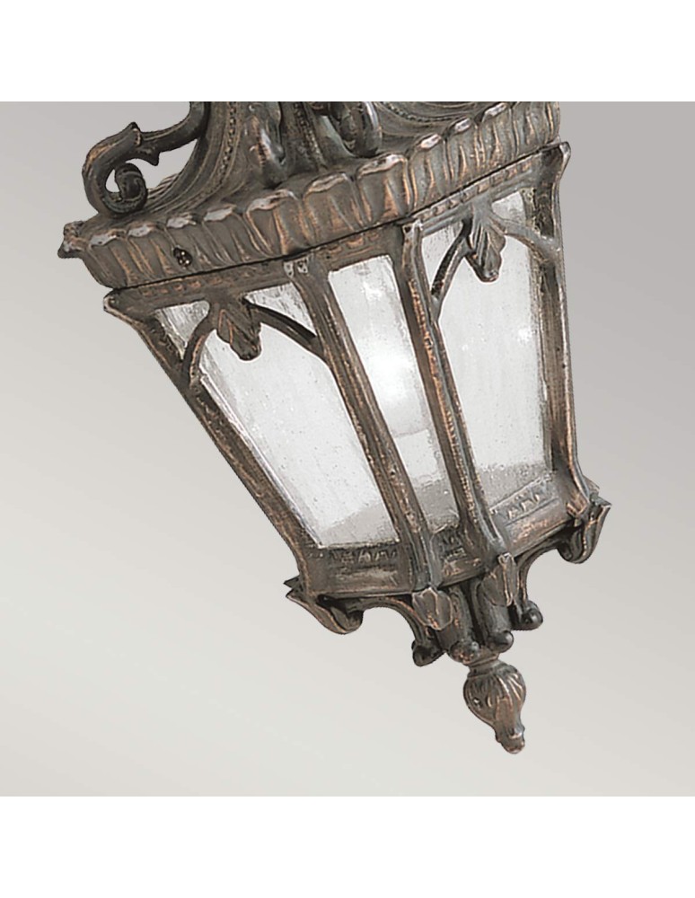 Elstead Lighting Średnia latarnia wisząca Tournai - 1 źródło światła IP44 KL-TOURNAI8-M