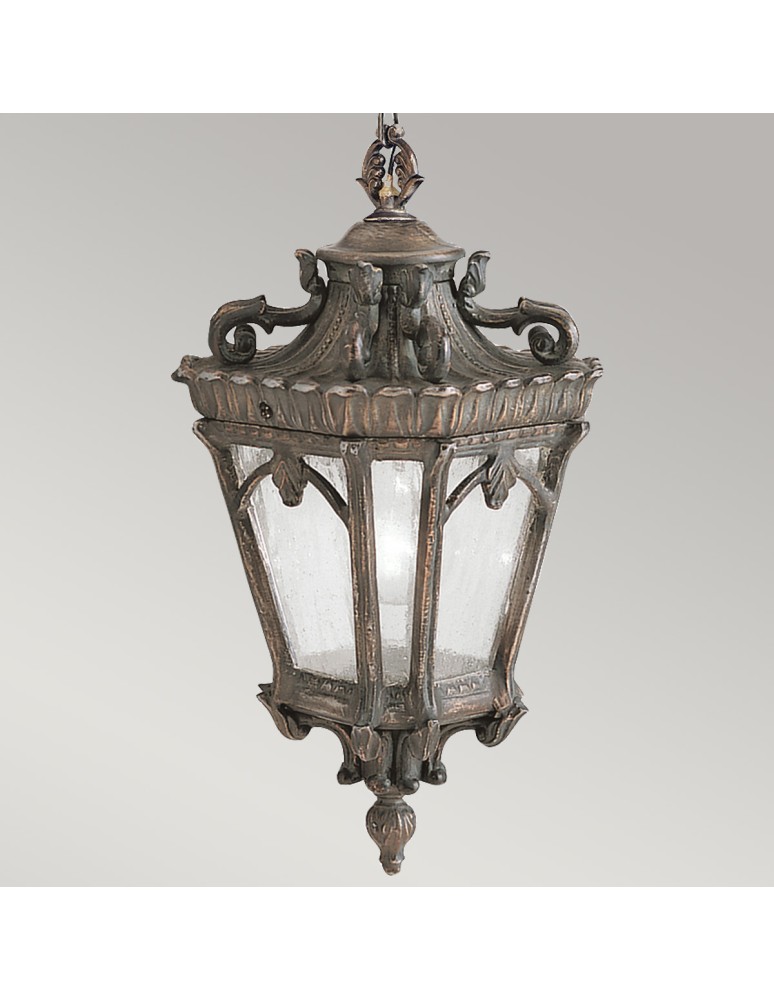 Elstead Lighting Średnia latarnia wisząca Tournai - 1 źródło światła IP44 KL-TOURNAI8-M