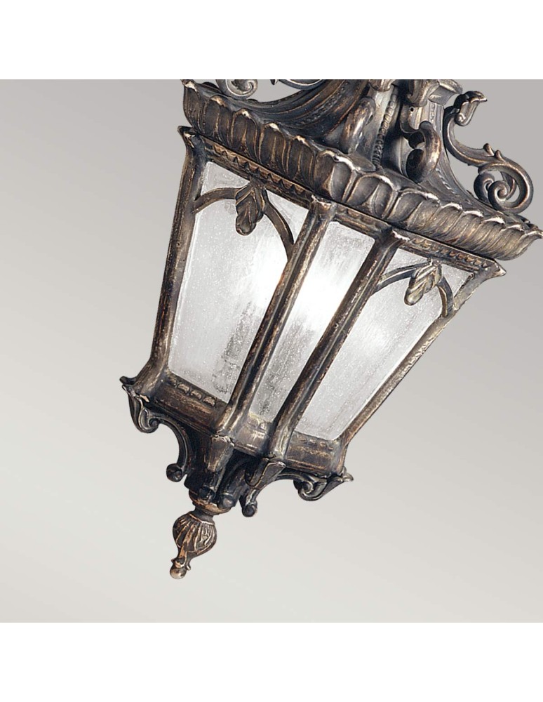 Lampy zewnętrzne wiszące - Elstead Lighting Bardzo duża latarnia wisząca Tournai - 3 źródła światła IP44 KL-TOURNAI8-XL - product kolory-swiatla.pl 3