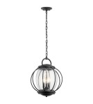 Lampy zewnętrzne wiszące - Elstead Lighting Duża latarnia wisząca Vandalia - 3 źródła światła IP44 KL-VANDALIA8-L - product 1