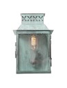 Elstead Lighting Latarnia naścienna Lambeth Palace - 1 źródło światła - Grynszpan IP44 LAMBETH-PALACE-V