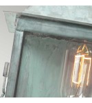 Kinkiety zewnętrzne - Elstead Lighting Latarnia naścienna Lambeth Palace - 1 źródło światła - Grynszpan IP44 LAMBETH-PALACE-V - product 3
