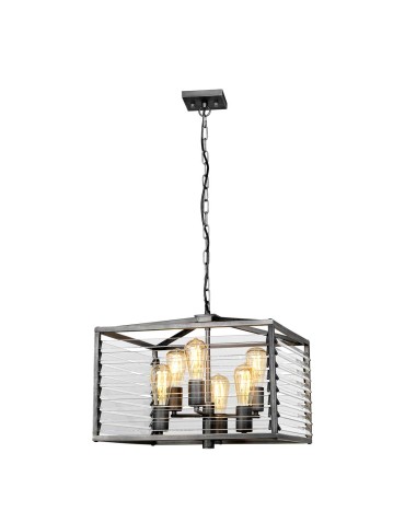 Elstead Lighting Lampa wisząca Louvre - 6 źródeł światła LOUVRE-6P