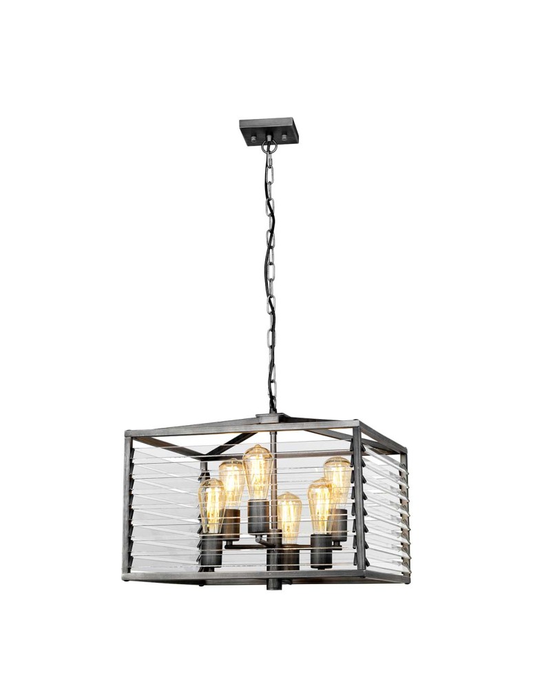 Elstead Lighting Lampa wisząca Louvre - 6 źródeł światła LOUVRE-6P