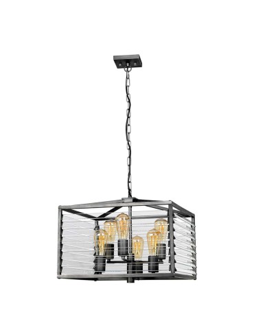 Elstead Lighting Lampa wisząca Louvre - 6 źródeł światła LOUVRE-6P - produkt 2