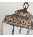 Elstead Lighting Latarnia wisząca Mansion House - 3 źródła światła - Postarzany mosiądz IP44 MANSION-HOUSE8-BR Elstead Lighting Latarnia wisząca Mansion House - 3 źródła światła - Postarzany mosiądz IP44 MANSION-HOUSE8-BR