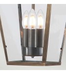 Elstead Lighting Latarnia wisząca Mansion House - 3 źródła światła - Postarzany mosiądz IP44 MANSION-HOUSE8-BR Elstead Lighting Latarnia wisząca Mansion House - 3 źródła światła - Postarzany mosiądz IP44 MANSION-HOUSE8-BR